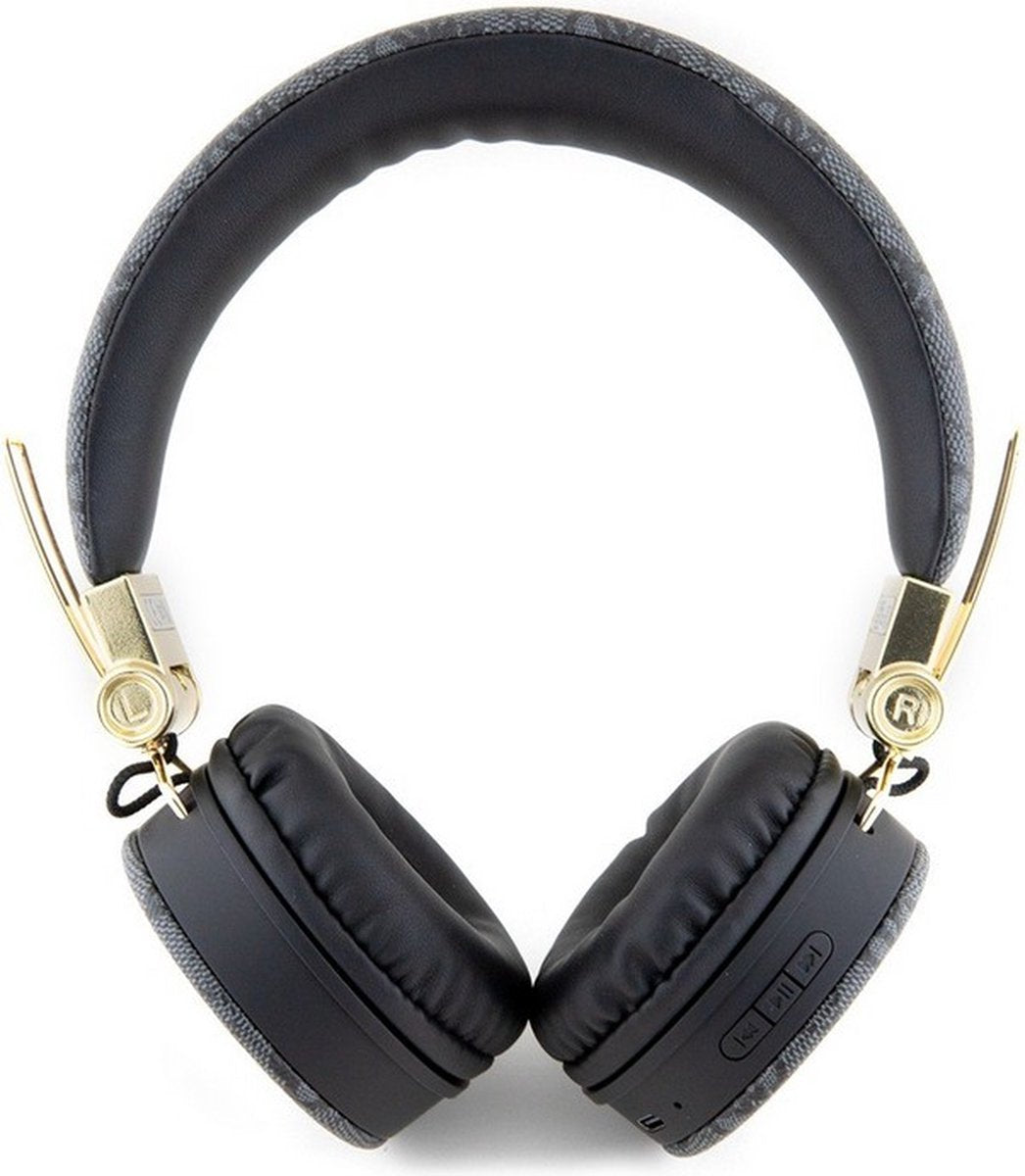 Guess 4G Metal Logo Bluetooth Stereo On-Ear Headphones - Premium Wireless Audio with Luxury Design
