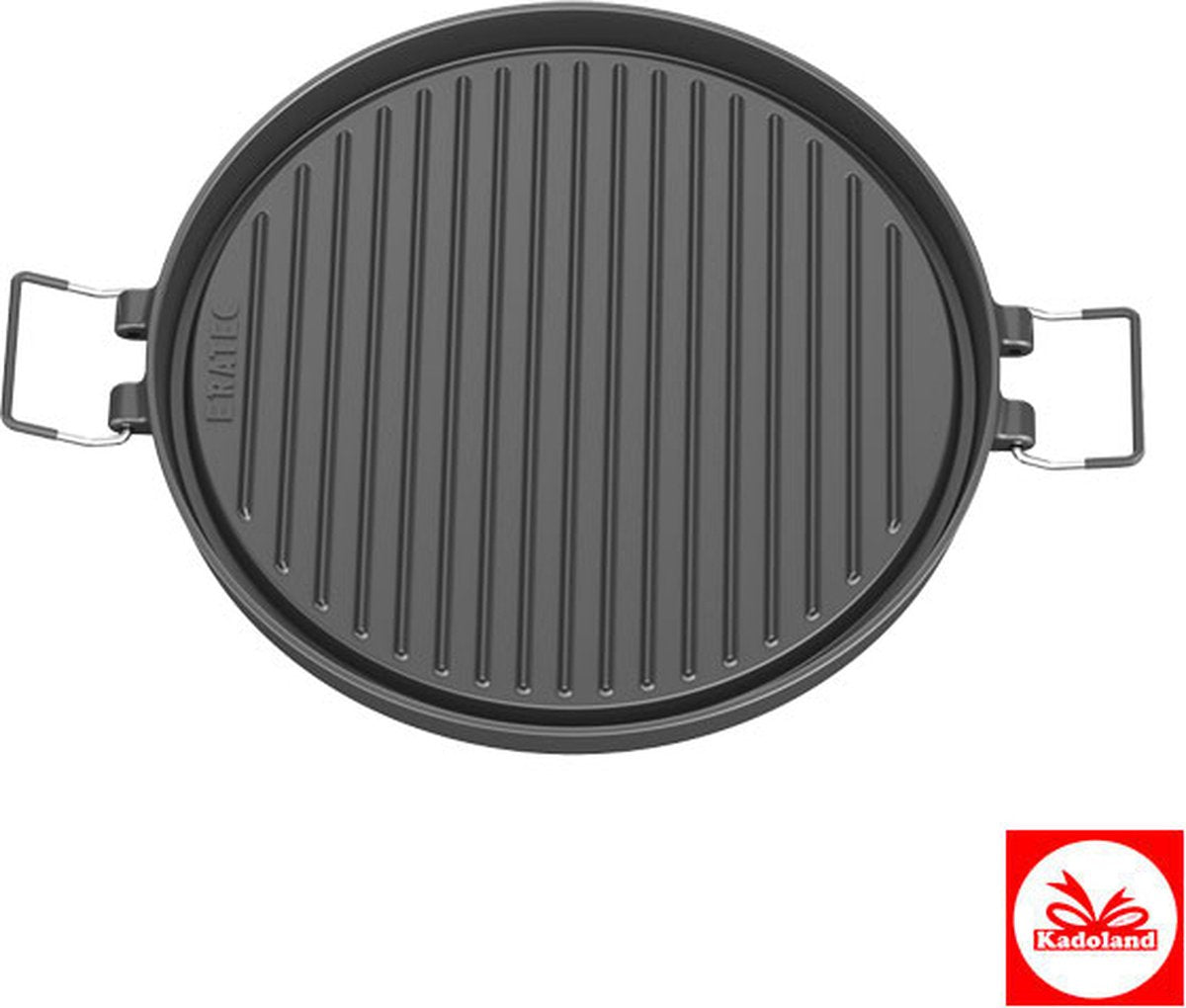 Eratec PM-27 Double-Sided Cast Iron Grill and Pancake Pan For Electric Stone Oven