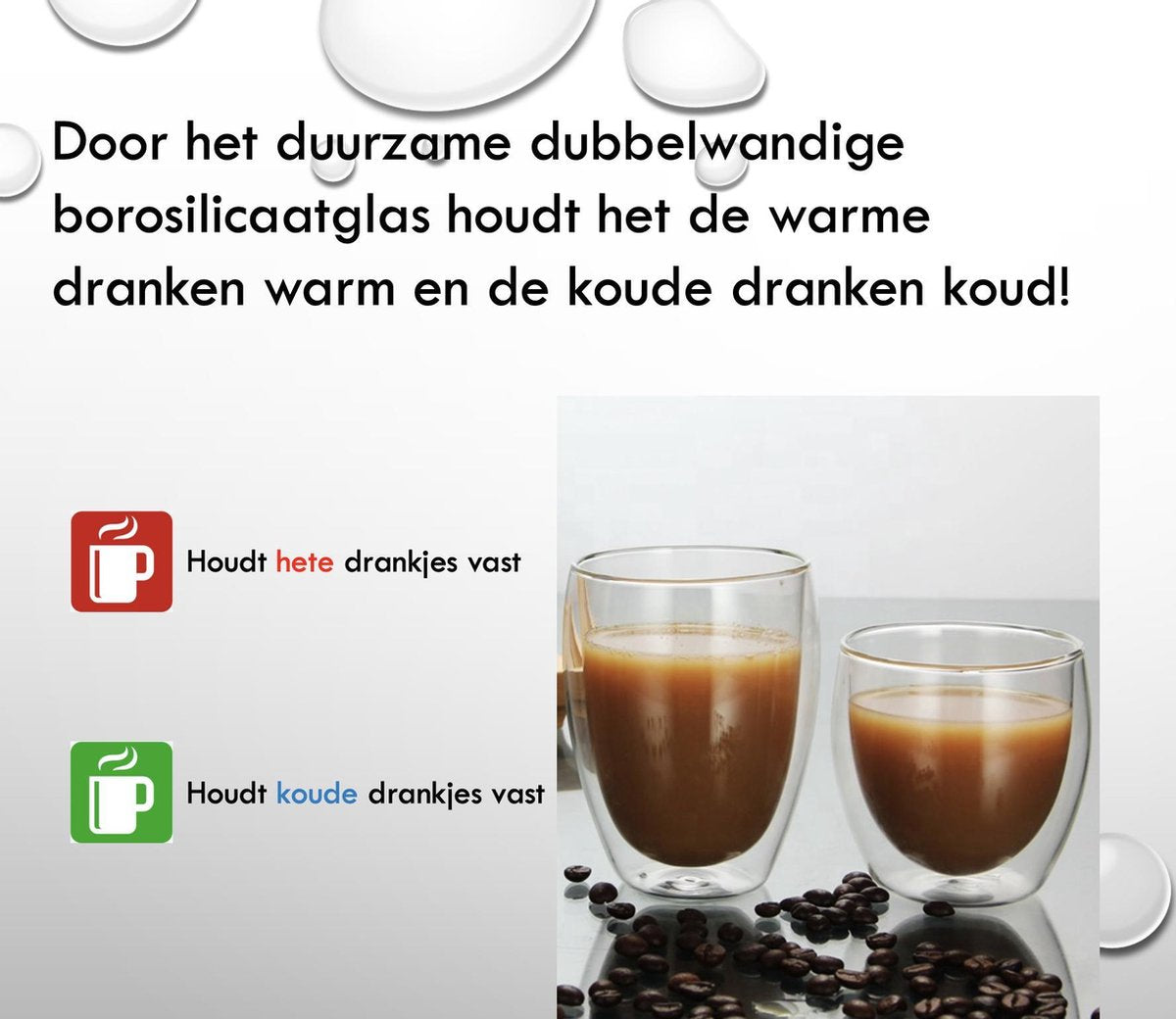 Premium Double-Walled Glass Set of 6 - 350ml Thermal Insulated Coffee & Tea Glasses with Heat-Resistant Borosilicate Construction for Complete Hot & Cold Beverage Solutions