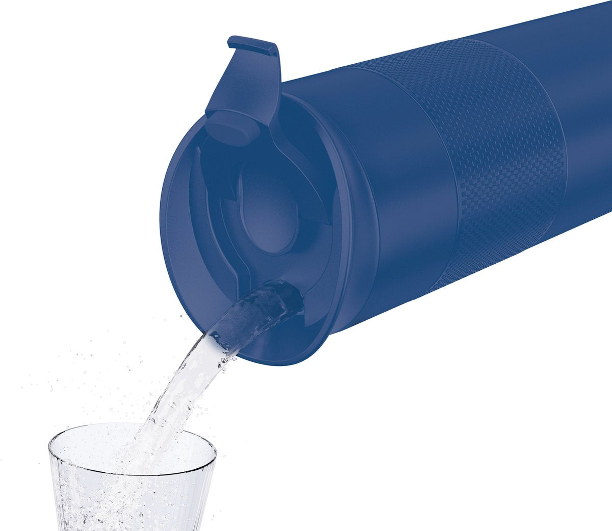 Electrox Premium Quality Thermofles in Marine Blue - Double-Walled Vacuum Insulated Travel Mug with Leak-Proof Lid, Stainless Steel Construction for Complete Temperature Control Solutions