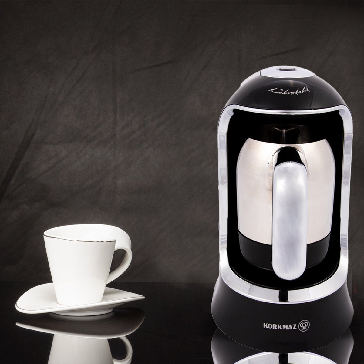 Korkmaz A86007 Turkish Coffee Machine - Traditional Turkish Coffee Maker for Authentic Coffee Experience