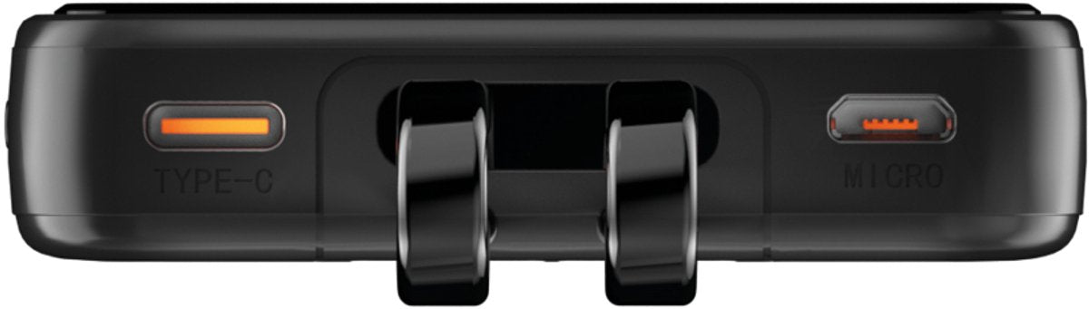 Electrox Premium Powerbank 10000 mAh in Cosmo Black - 22.5W Fast Charging Technology with USB-A & USB-C Ports, Universal Compatibility for Complete Mobile Power Solutions