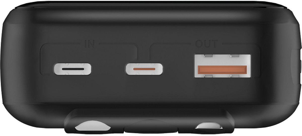 ElectroX PowerBank 20000 mAh 22.5W Fast Charge USB-A USB-C Universal Portable Charger Black