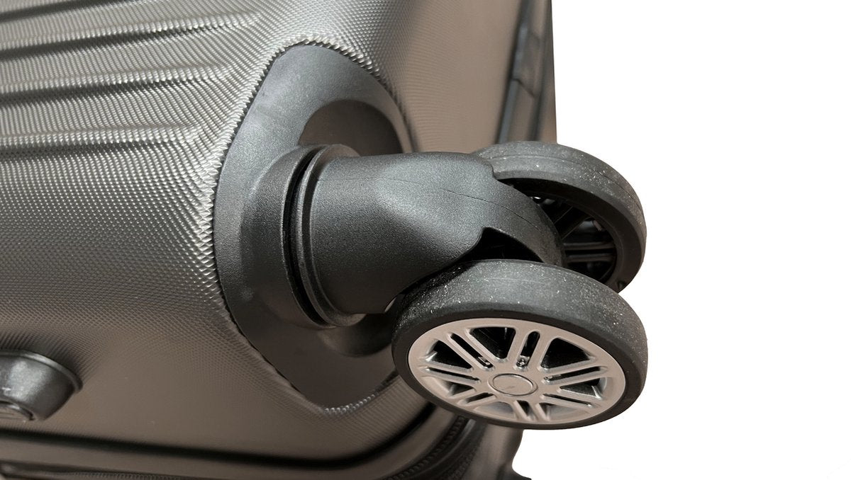 Tobeyz Premium Quality Luggage Set - 3-Piece Dark Grey Suitcase with Lock