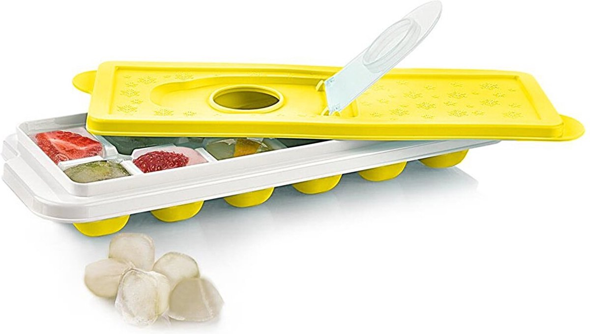 Premium 3-Pack Gondol Silicone Ice Cube Tray Set - Multi-Color Ice Makers with Lids