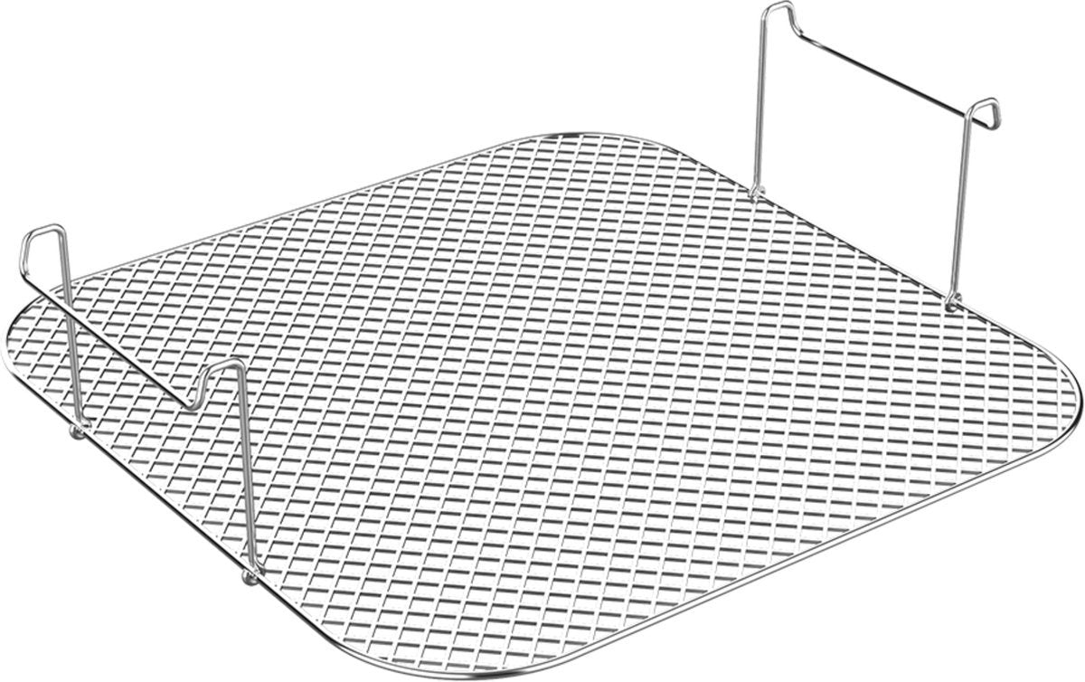 ERATEC AF-60 Air Fryer XXL 5.5L 1500W Oil-Free LED Touchscreen 10 Programs Stainless Steel Black