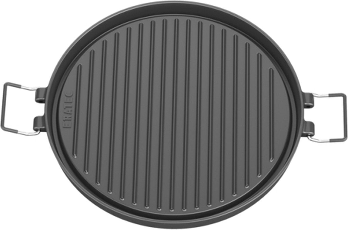Eratec PM-27 Double-Sided Cast Iron Grill and Pancake Pan For Electric Stone Oven