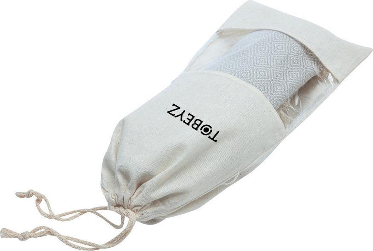 Tobeyz Premium Cotton Towel in Beige - 100% Pure Cotton Hamamdoek with Quick-Dry Technology, Lightweight Design for Complete Bath & Travel Solutions