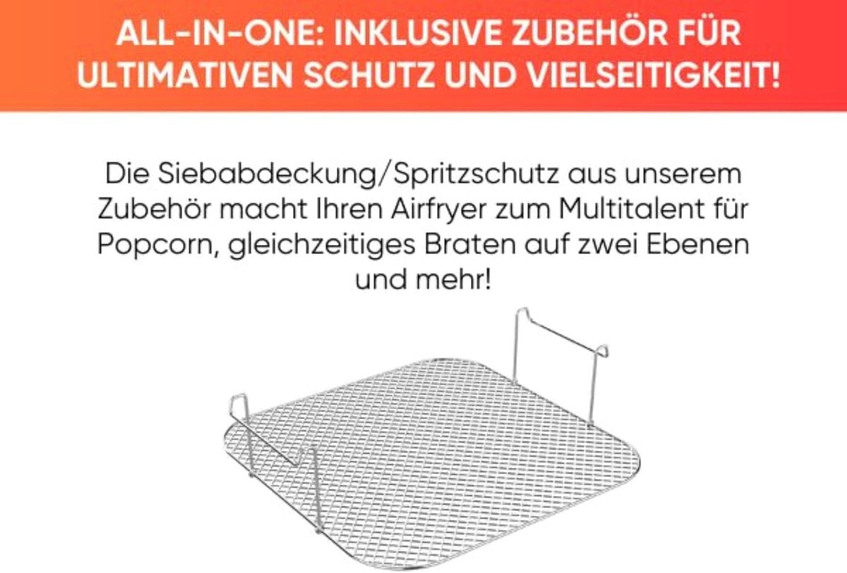 Eratec Premium Air Fryer 5.5L - Advanced Hot Air Technology with 75% Less Fat, Odorless Cooking, and Digital Touch Control for Healthier Delicious Meals and Family-Sized Cooking Solutions