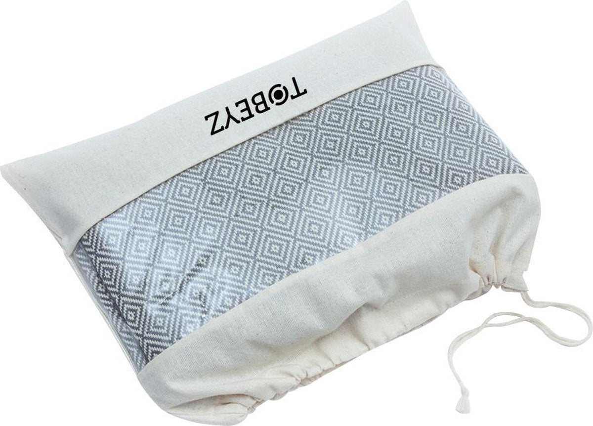 Tobeyz Grey Bath Towel 100 x 180 cm - Premium 100% Cotton Hammam Towel, Multi-Purpose Spa & Sauna Towel for Ultimate Comfort