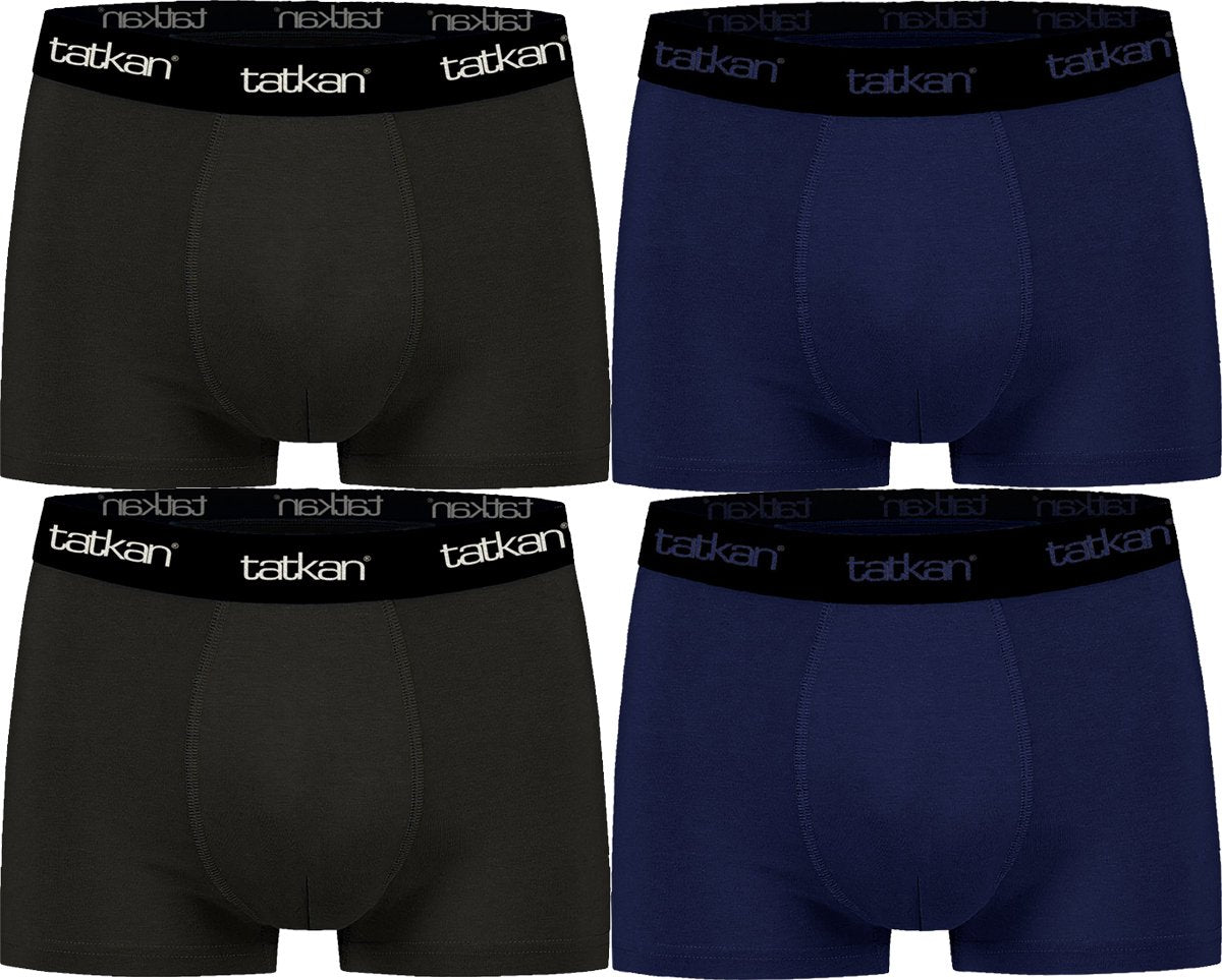 Underwear Men Modal Boxer Shorts Premium Men's Underwear Modal Boxer Shorts Normal Fit Size XL 4-Pack 2x Black 2x Navy