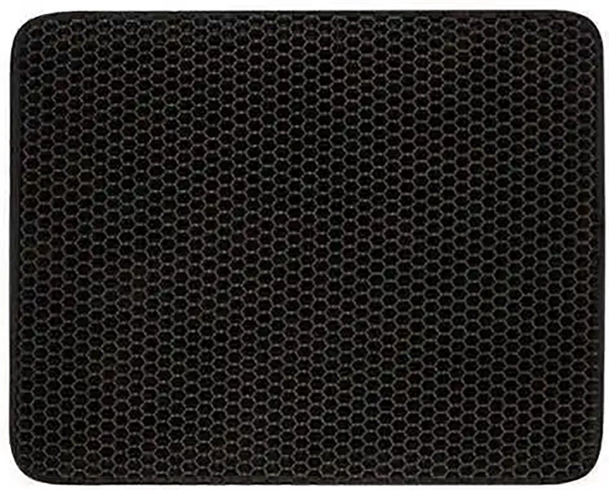 Cat Litter Box Mat 40x50cm - Waterproof Double Layer Honeycomb Structure for Ultimate Litter Control