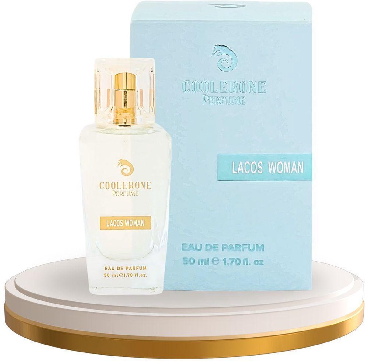 Coolerone Lacos Woman - Floral Woody Perfume 50ml - Freesia Cedarwood Suede Fragrance for Women