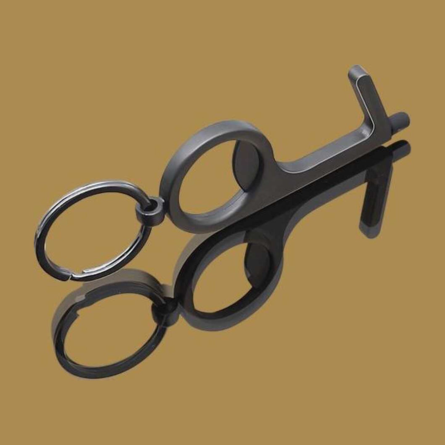 3-Pack Bottle Opener Keychain - No Touch Key Various Colors