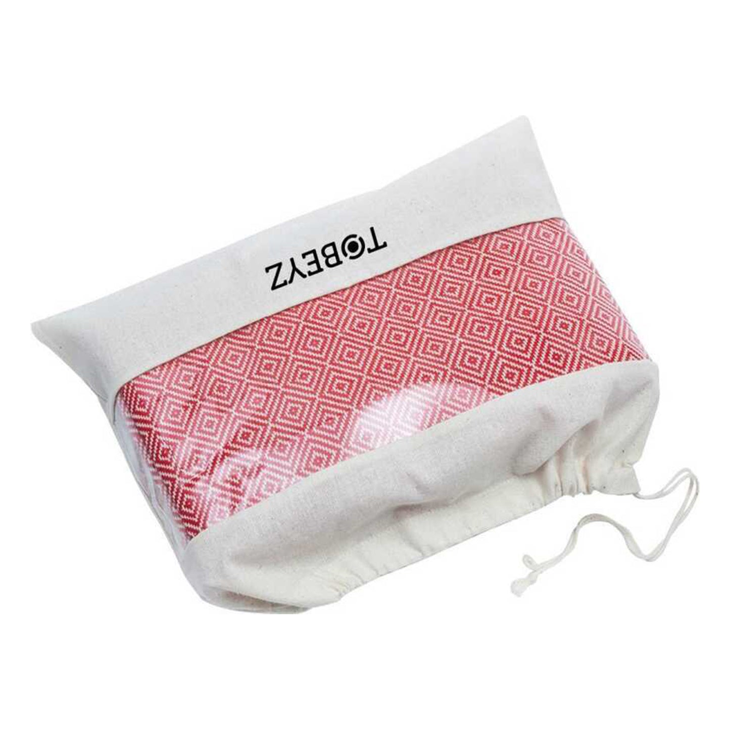 3-Pack Tobeyz Red Towels 100% Cotton 50x100cm - Spa Sauna Towels