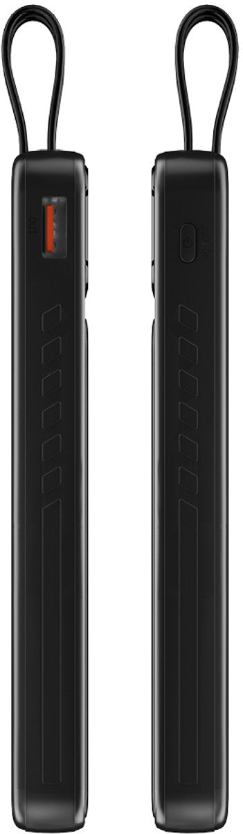 Electrox Premium Powerbank 10000 mAh in Cosmo Black - 22.5W Fast Charging Technology with USB-A & USB-C Ports, Universal Compatibility for Complete Mobile Power Solutions