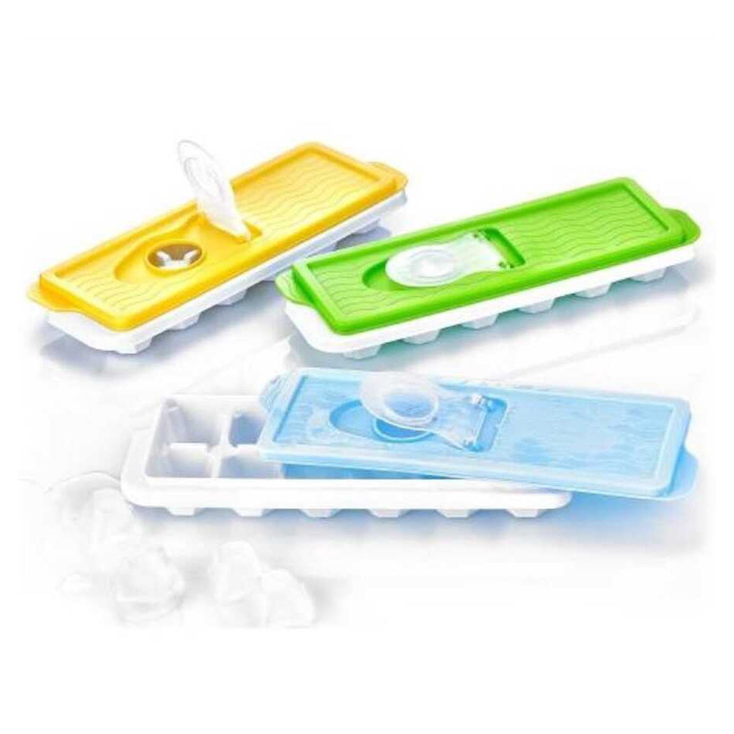 3x Gondoliere-Eisblockform-Set - mit Deckel - Eisblockformen - 3 Farben - Eis machen - Eisblockmacher - Silikon