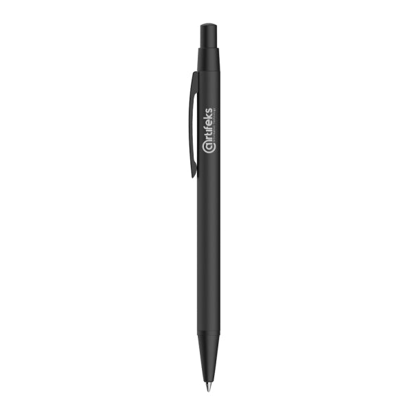 Black Gift Roller Pen Set - Ballpoint & Rollerball with Case 40642