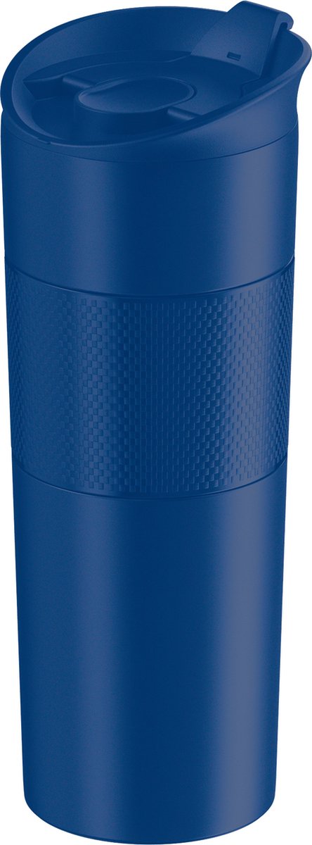 Electrox Premium Quality Thermofles in Marine Blue - Double-Walled Vacuum Insulated Travel Mug with Leak-Proof Lid, Stainless Steel Construction for Complete Temperature Control Solutions