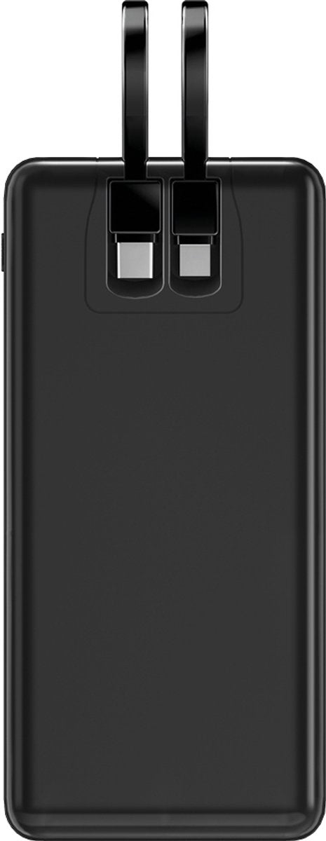 Electrox Premium Powerbank 10000 mAh in Cosmo Black - 22.5W Fast Charging Technology with USB-A & USB-C Ports, Universal Compatibility for Complete Mobile Power Solutions