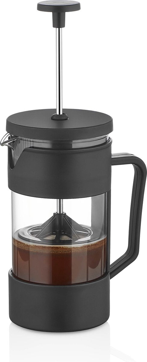 TOBEYZ Premium French Press Cafetiere - 720ml Borosilicate Glass Coffee & Tea Maker with Stainless Steel Filter, Heat-Resistant Design & Professional Brewing System