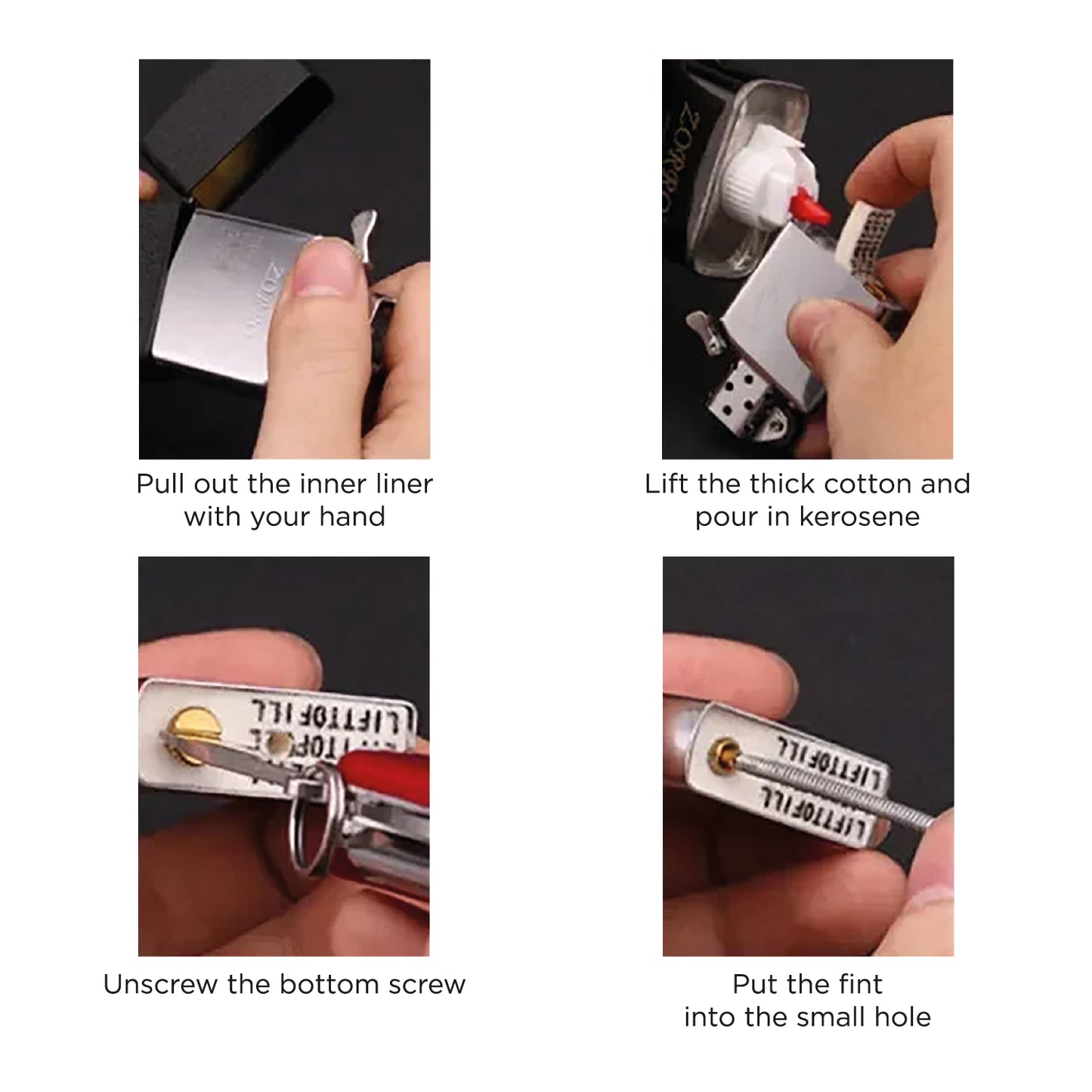 Custom Engraved Butane Lighter - Laser Engraved Zippo Style 55020