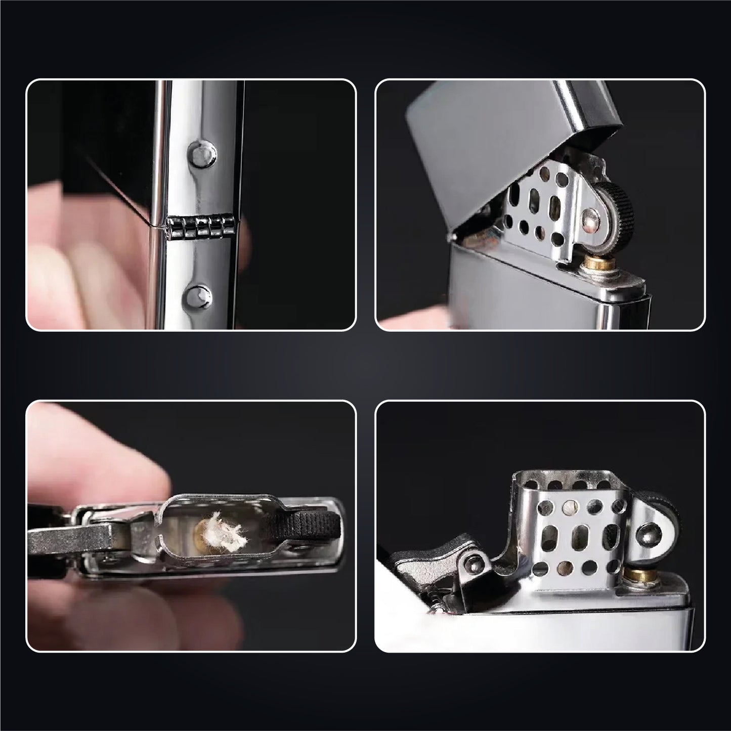 Custom Engraved Butane Lighter - Laser Engraved Zippo Style 55020