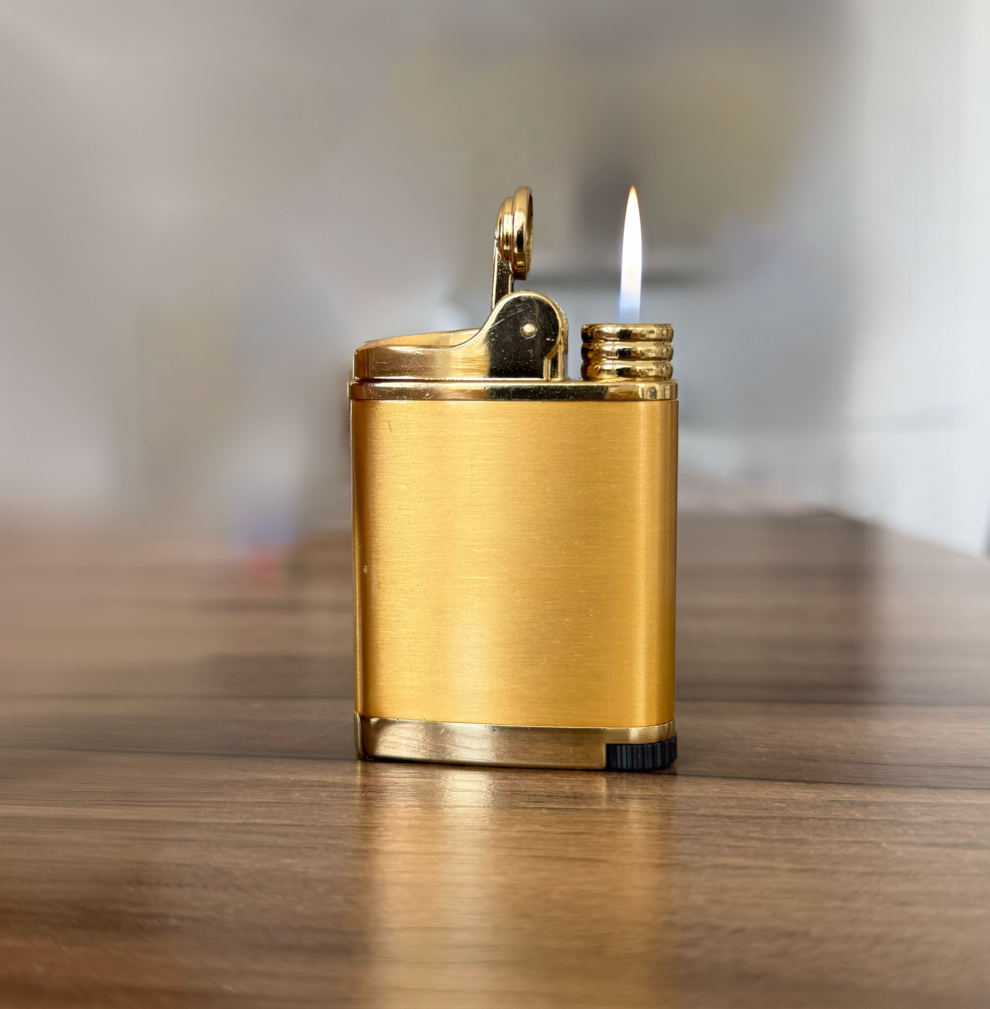 Custom Engraved Butane Lighter - Gold Metal Design 55230