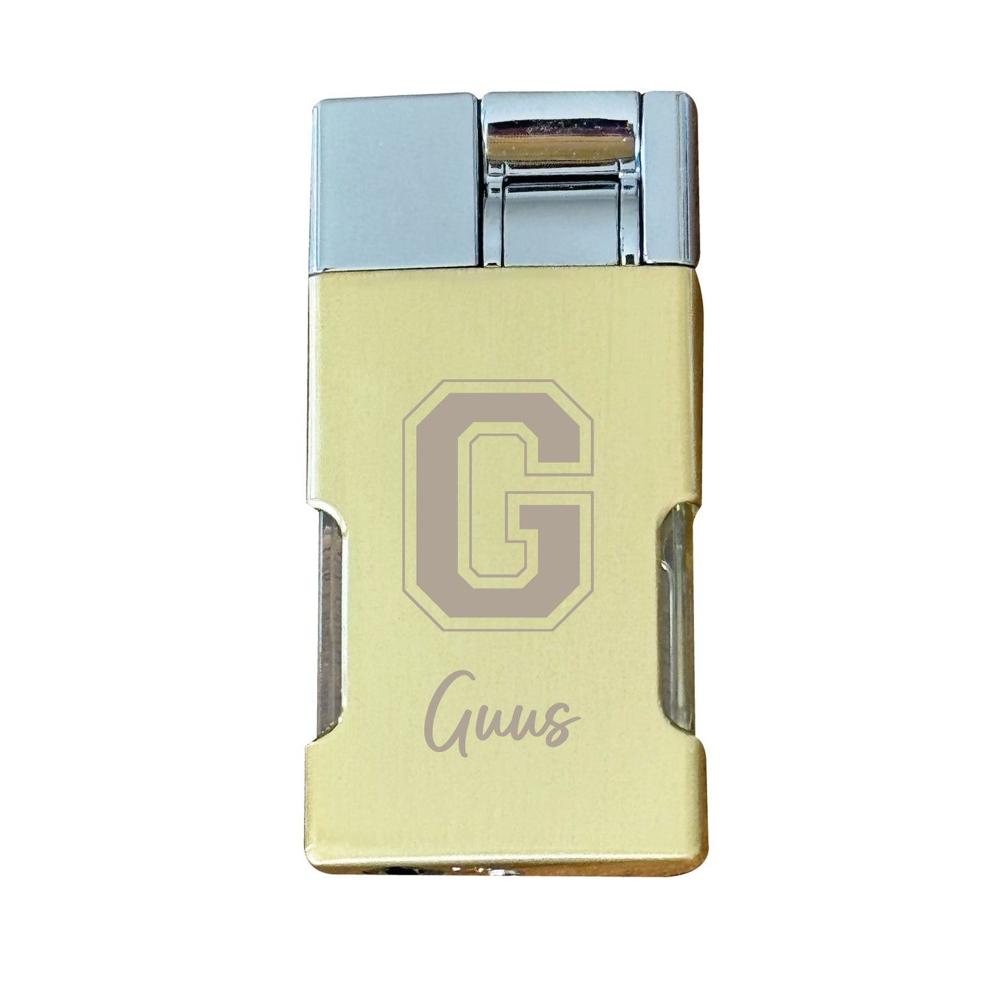 Custom Engraved Butane Lighter - Metal Windproof Design 55250