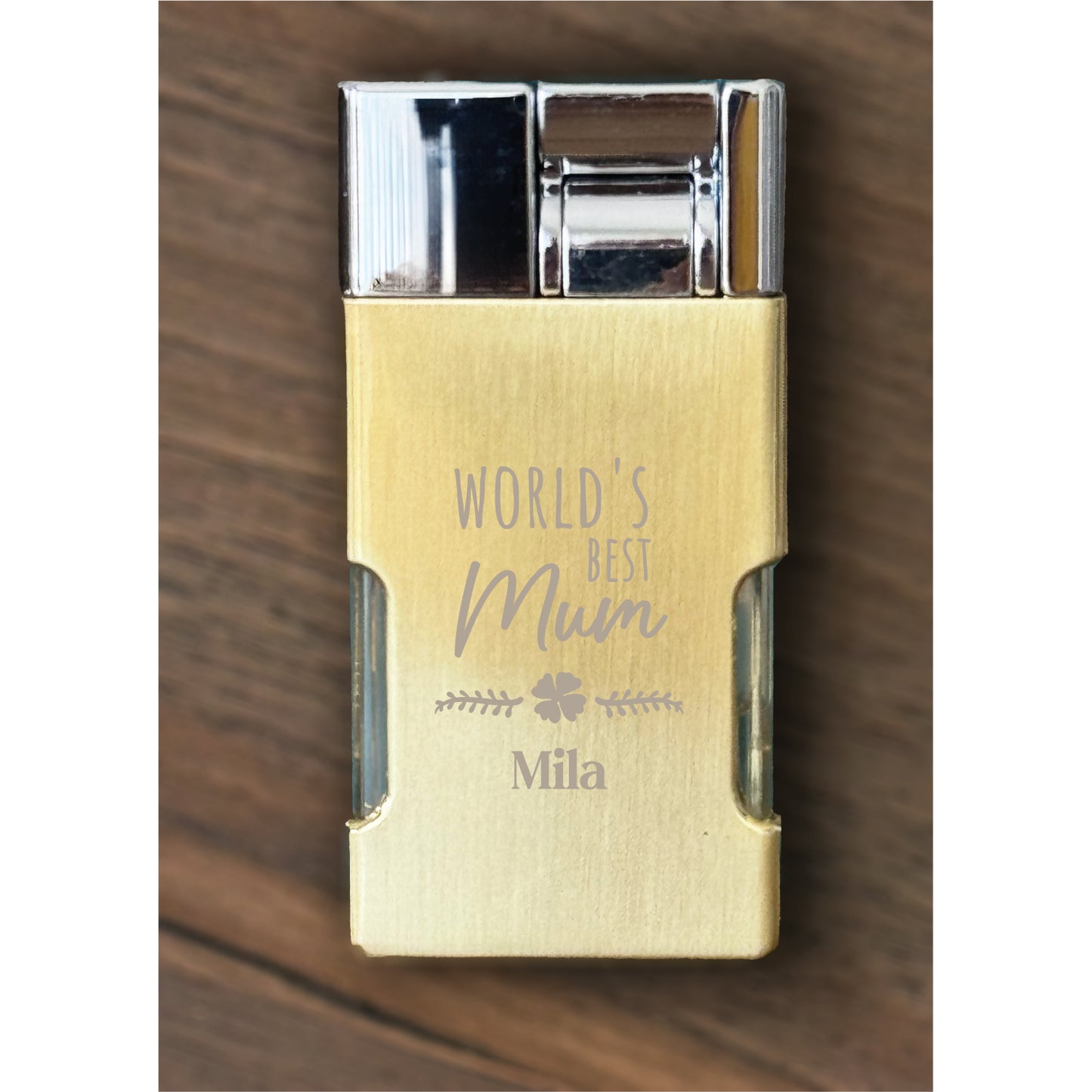 Custom Engraved Butane Lighter - Metal Windproof Design 55250