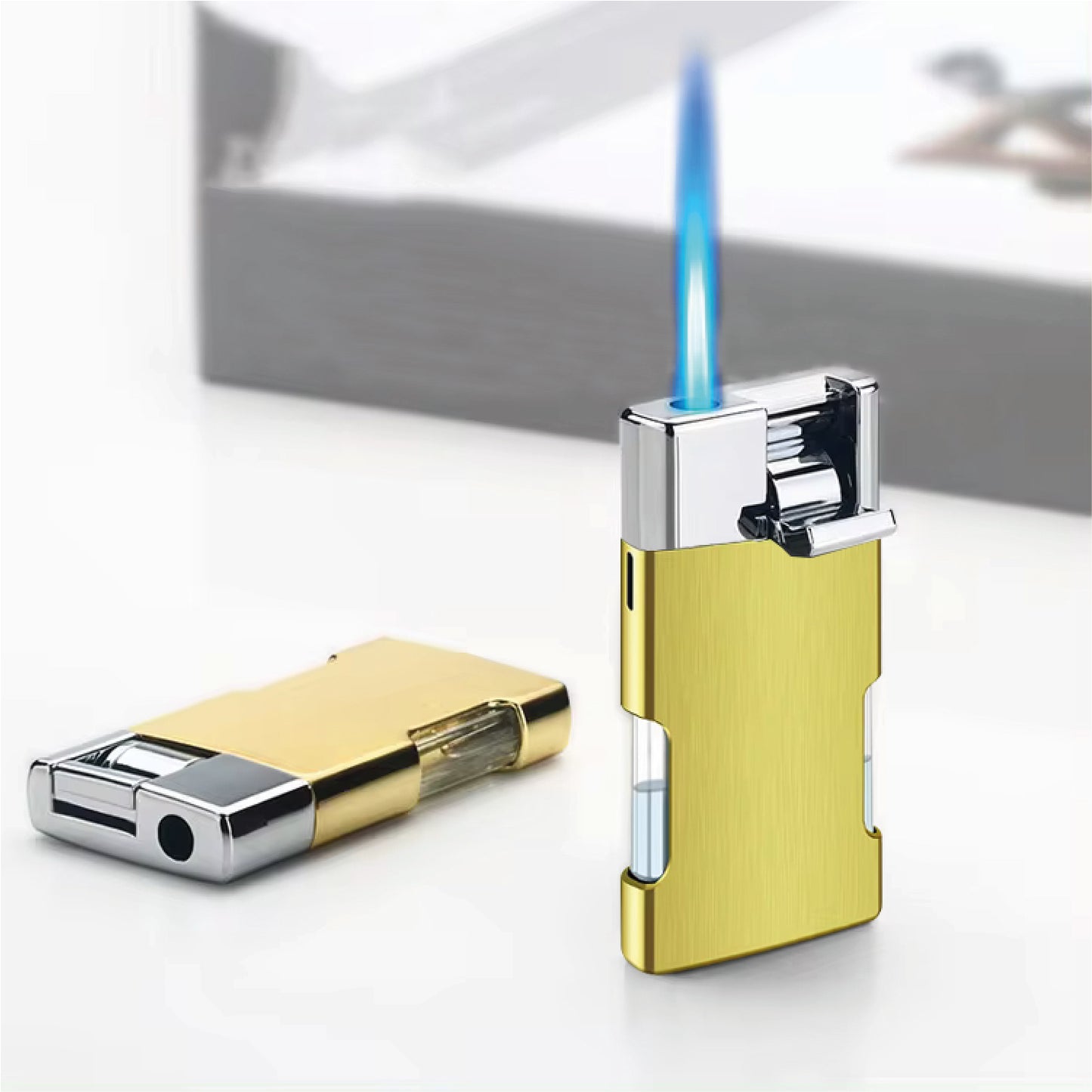 Custom Engraved Butane Lighter - Metal Windproof Design 55250