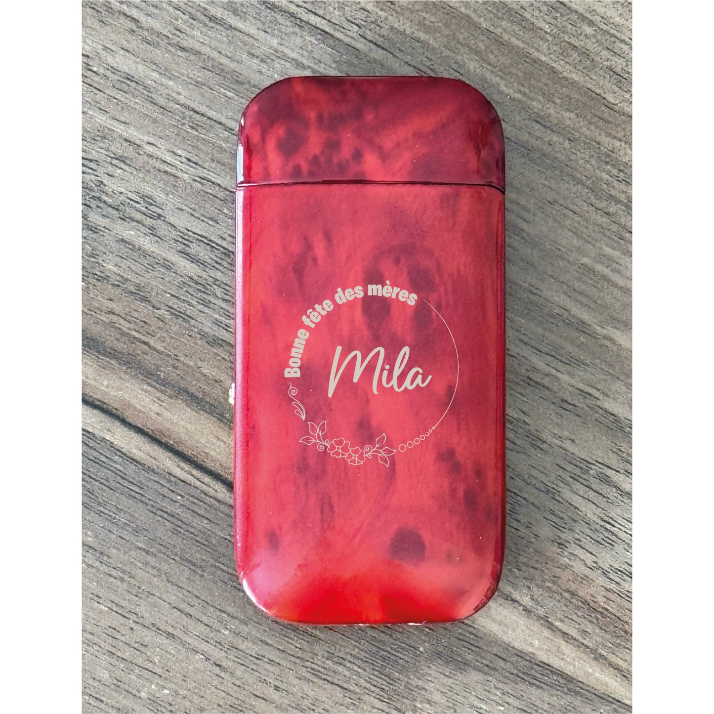 Custom Engraved Butane Lighter - Personalized Metal Watch Design 55350