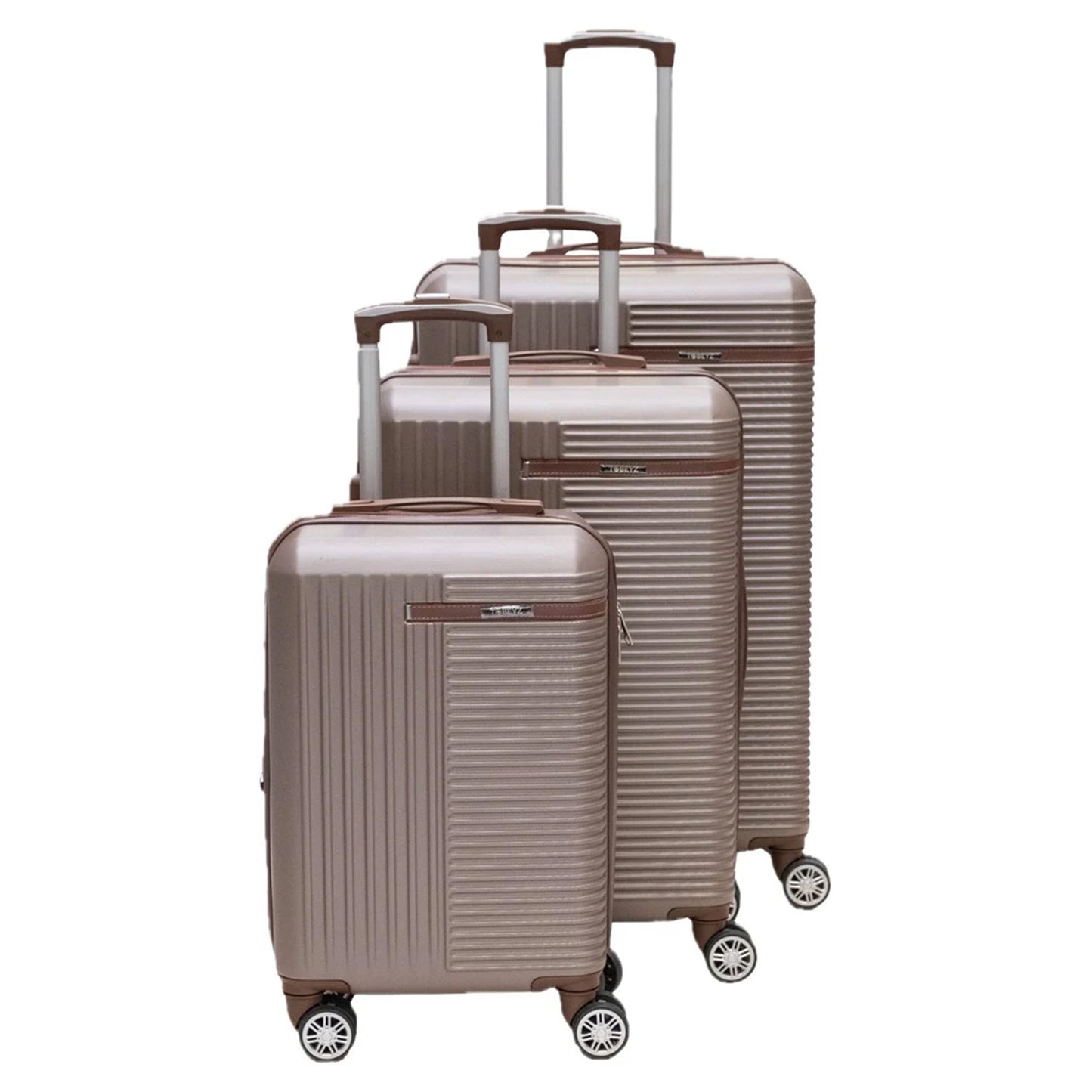 Tobeyz Premium Quality Luggage Set - 3-Piece Green Suitcase with Lock