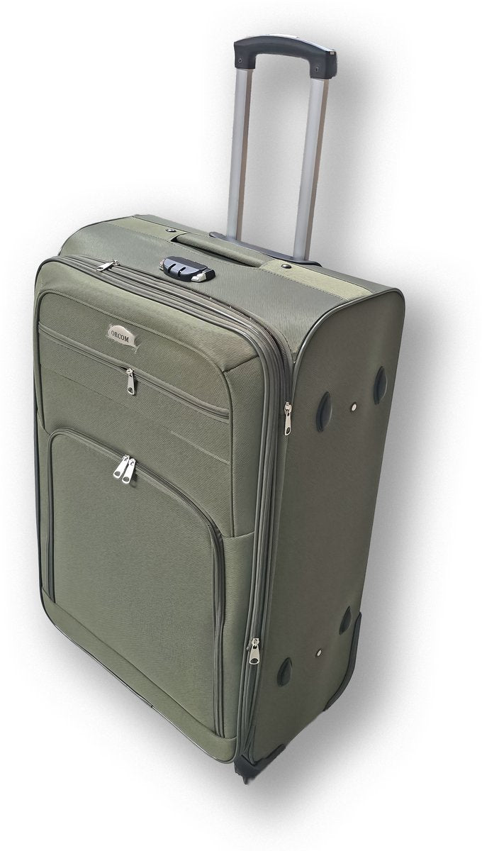 Tobeyz 3-Piece Luggage Set - Dark Grey Smoked Finish - 4-Wheel Spinner Hard Shell ABS Trolley - Lightweight Travel Suitcases with TSA Lock for Modern Travelers