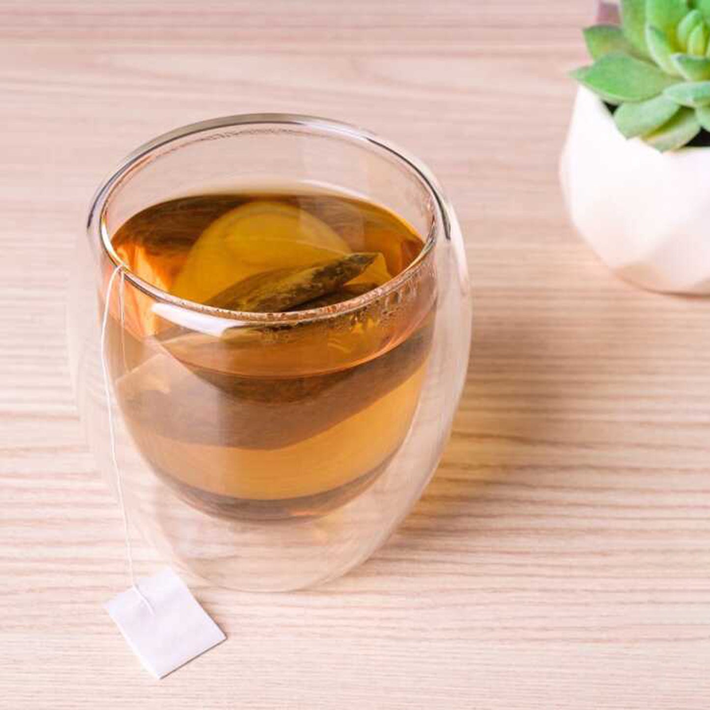 6x Double Wall Coffee Glasses 250ml - Cappuccino Latte Tea Cups