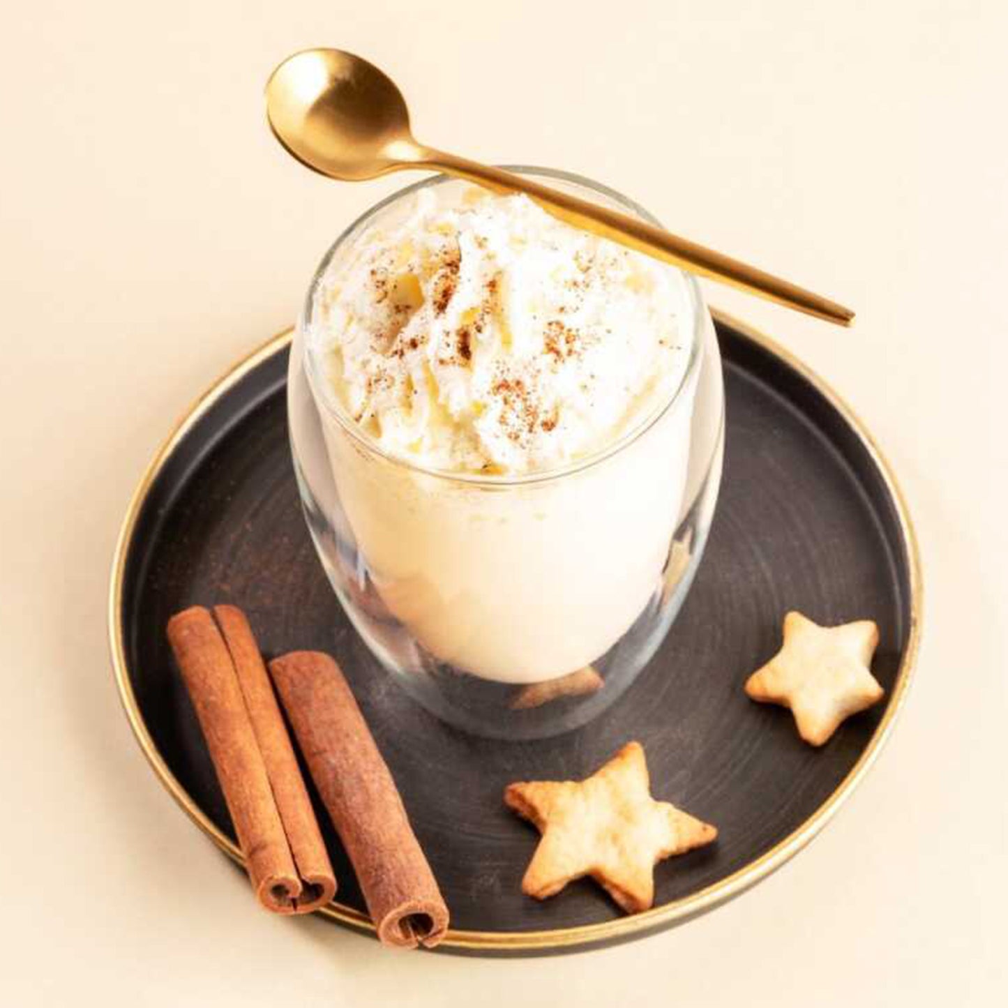 6x Double Wall Coffee Glasses 250ml - Cappuccino Latte Tea Cups