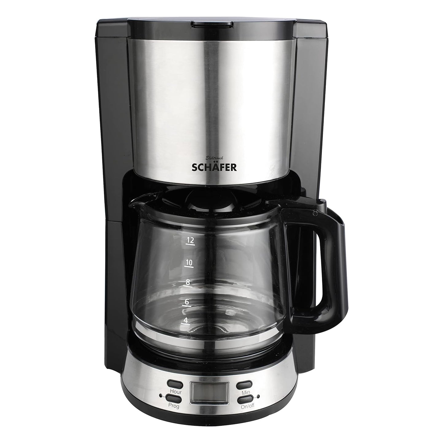 Schäfer 1.5L Coffee Maker with Timer - Stainless Steel Applications
