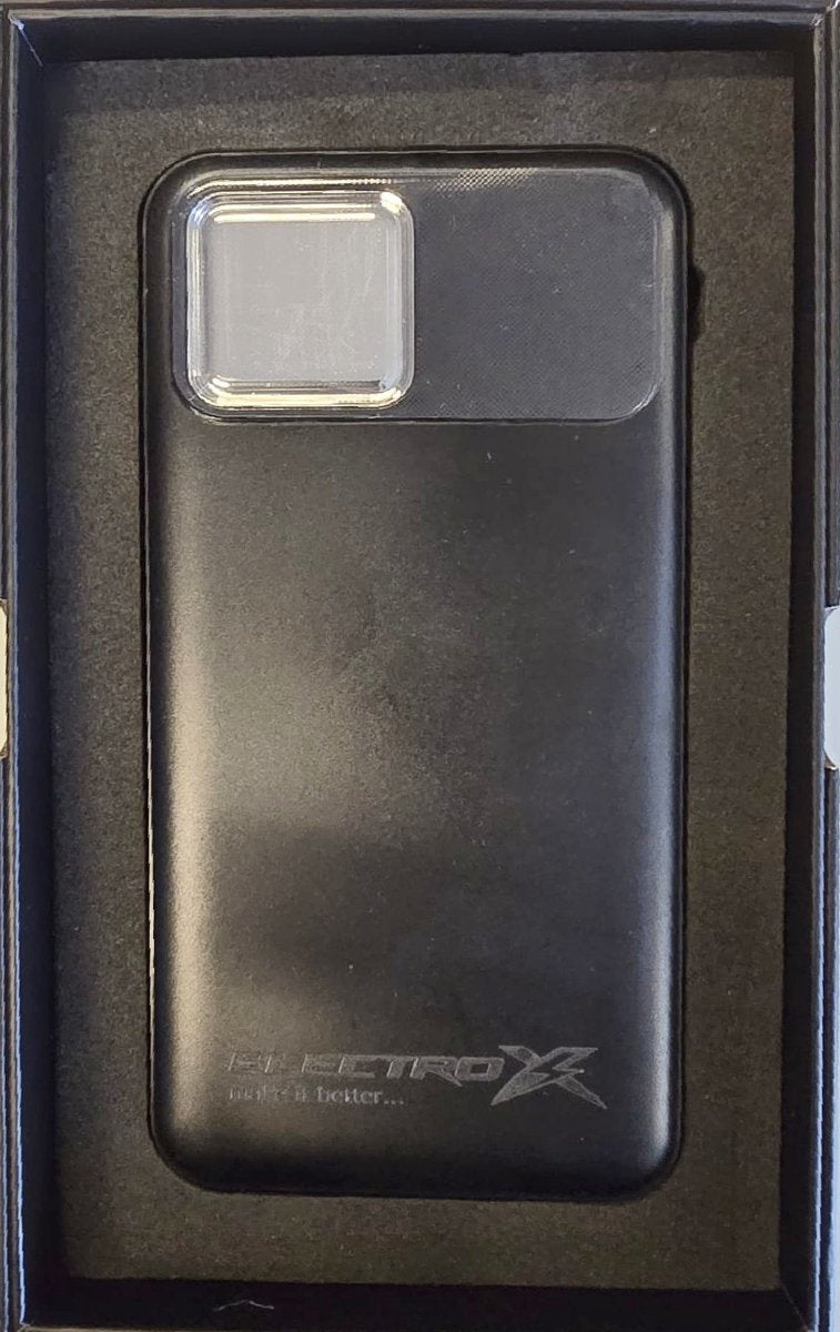 Electrox Premium Powerbank 10000 mAh in Black - 22.5W Fast Charging Technology with USB-A & USB-C Ports, Universal Compatibility for Complete Mobile Power Solutions