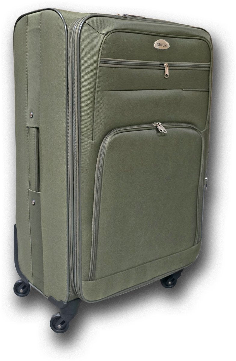 Tobeyz 3-Piece Luggage Set - Dark Grey Smoked Finish - 4-Wheel Spinner Hard Shell ABS Trolley - Lightweight Travel Suitcases with TSA Lock for Modern Travelers