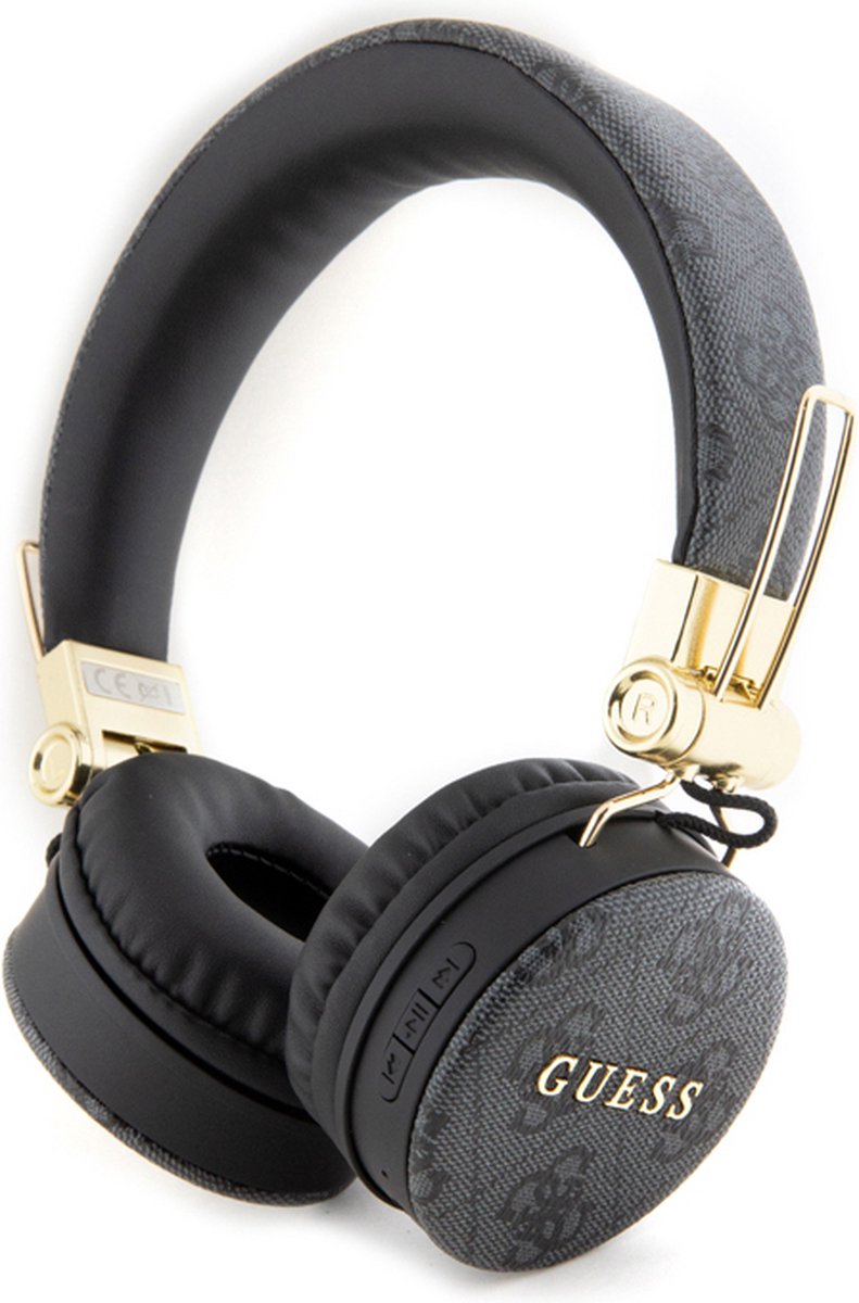 Guess 4G Metal Logo Bluetooth Stereo On-Ear Headphones - Premium Wireless Audio with Luxury Design