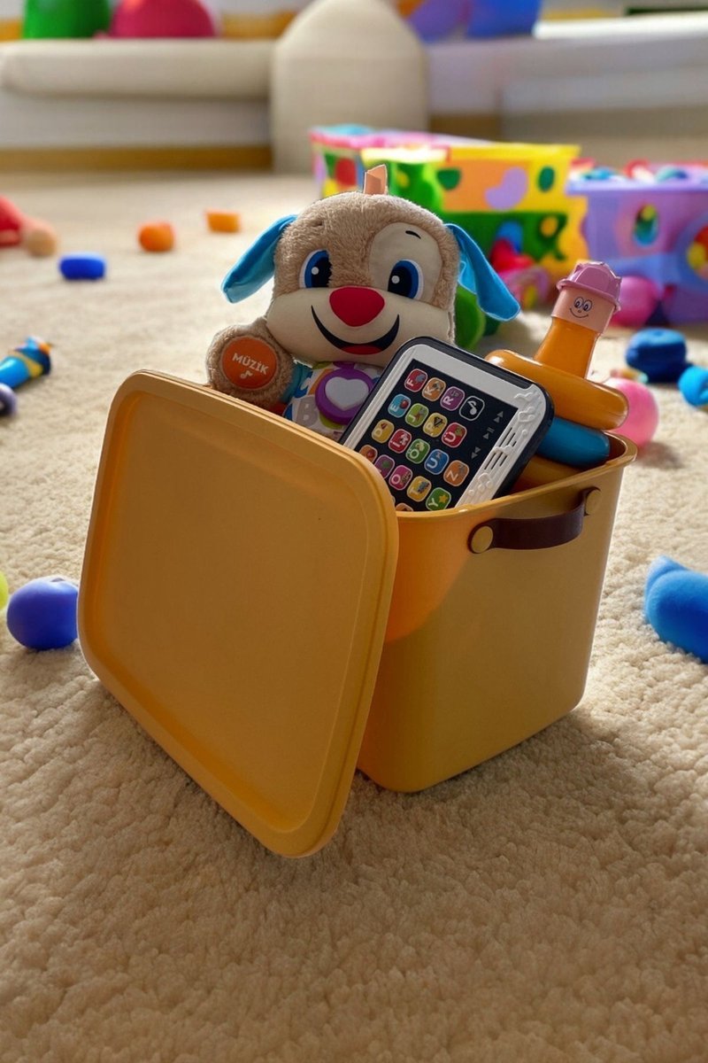 Tobeyz 3-Pack 10L Multi-Purpose Organizer Boxes with Lids - Decorative Storage Containers