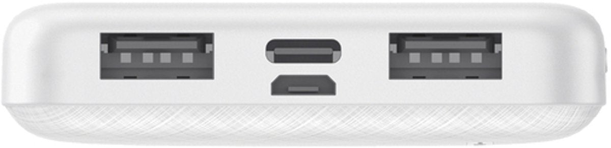 Electrox Powerbank 10000mAh 22.5W - High-Speed Portable Charging Solution with USB-A & USB-C Ports for Smartphones, Tablets & Gadgets in Elegant White