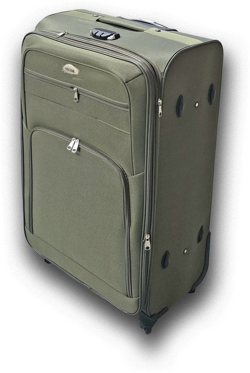 Tobeyz 3-Piece Luggage Set - Dark Grey Smoked Finish - 4-Wheel Spinner Hard Shell ABS Trolley - Lightweight Travel Suitcases with TSA Lock for Modern Travelers