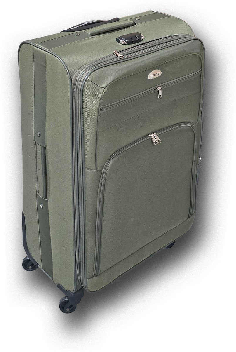 Tobeyz 3-Piece Luggage Set - Dark Grey Smoked Finish - 4-Wheel Spinner Hard Shell ABS Trolley - Lightweight Travel Suitcases with TSA Lock for Modern Travelers