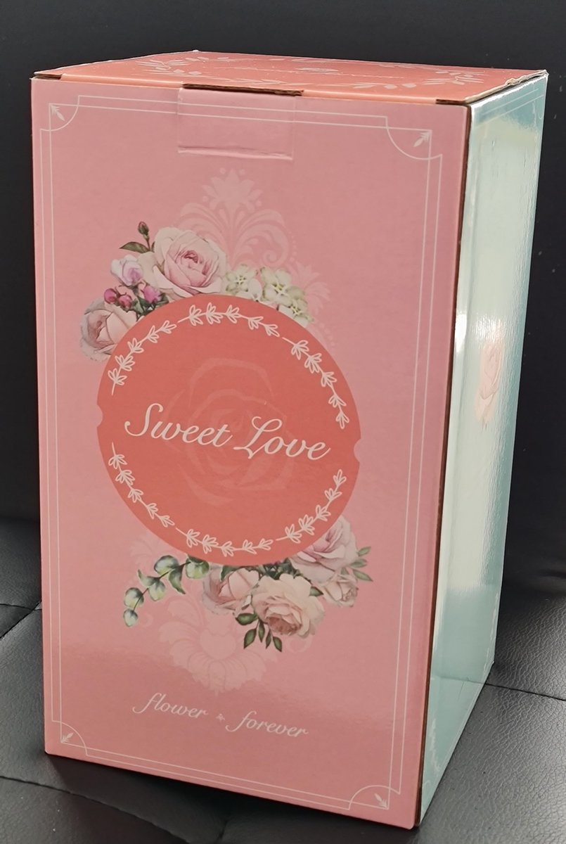 Enchanted Preserved Roses in Glass Dome - Timeless Real Flower Arrangement with 2-3 Year Longevity for Valentine's Day, Wedding Gifts & Special Occasions