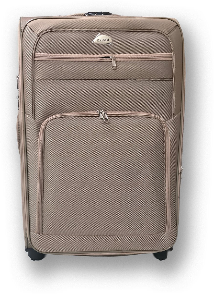 Tobeyz 3-Piece Luggage Set - Light Brown Elegant Finish - 4-Wheel Spinner Hard Shell ABS Trolley - Lightweight Travel Companion for Stylish Adventures