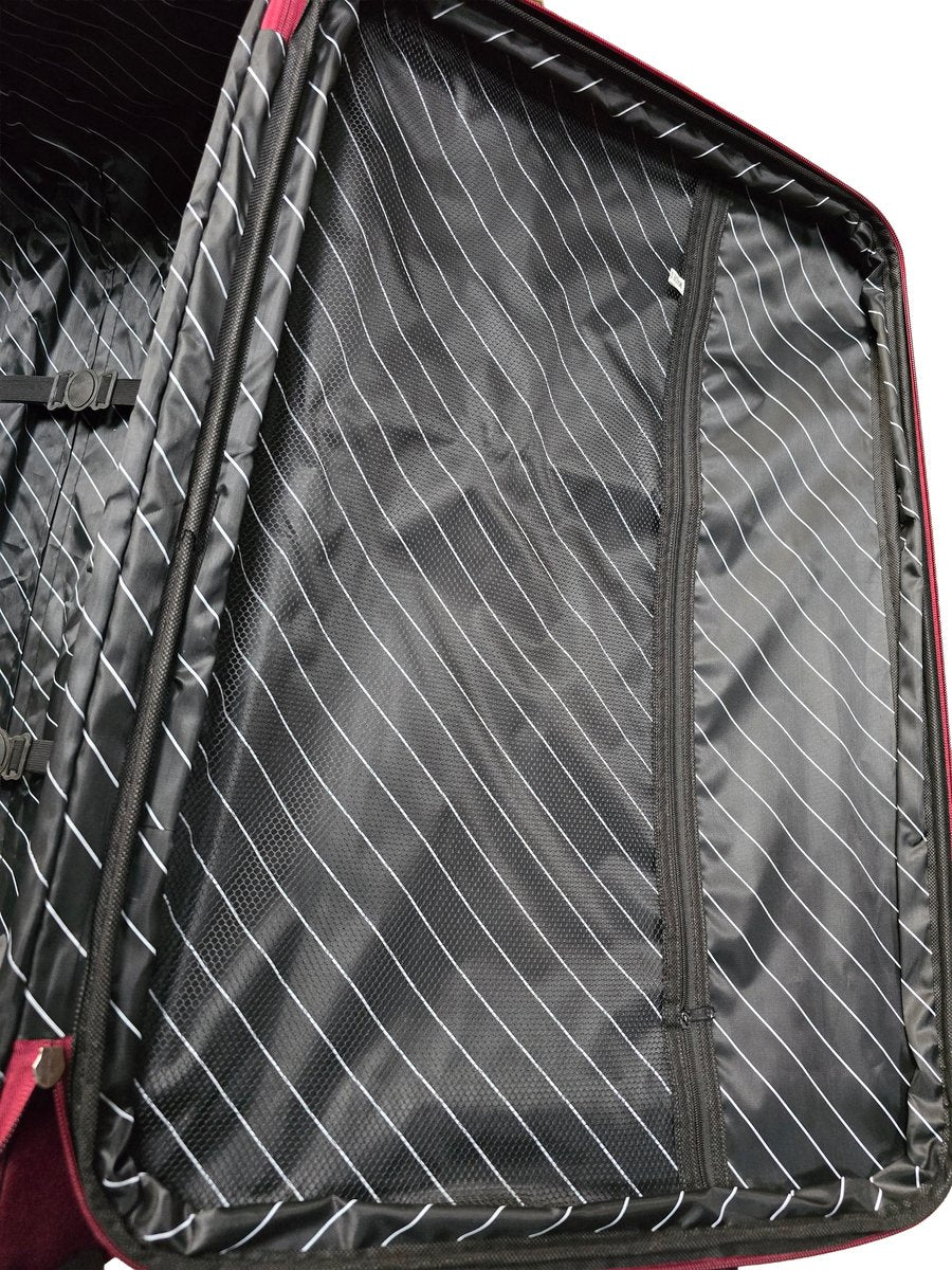 TOBEYZ Premium 3-Piece Black Luggage Set with 4 Spinner Wheels - Ultra-Lightweight ABS Hardshell Travel Trolley Collection