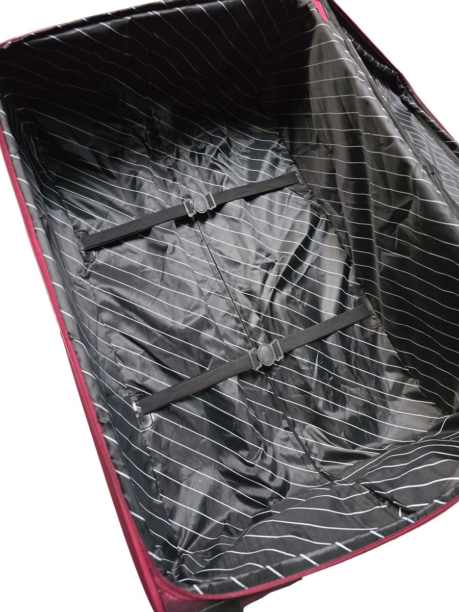 TOBEYZ Premium 3-Piece Black Luggage Set with 4 Spinner Wheels - Ultra-Lightweight ABS Hardshell Travel Trolley Collection