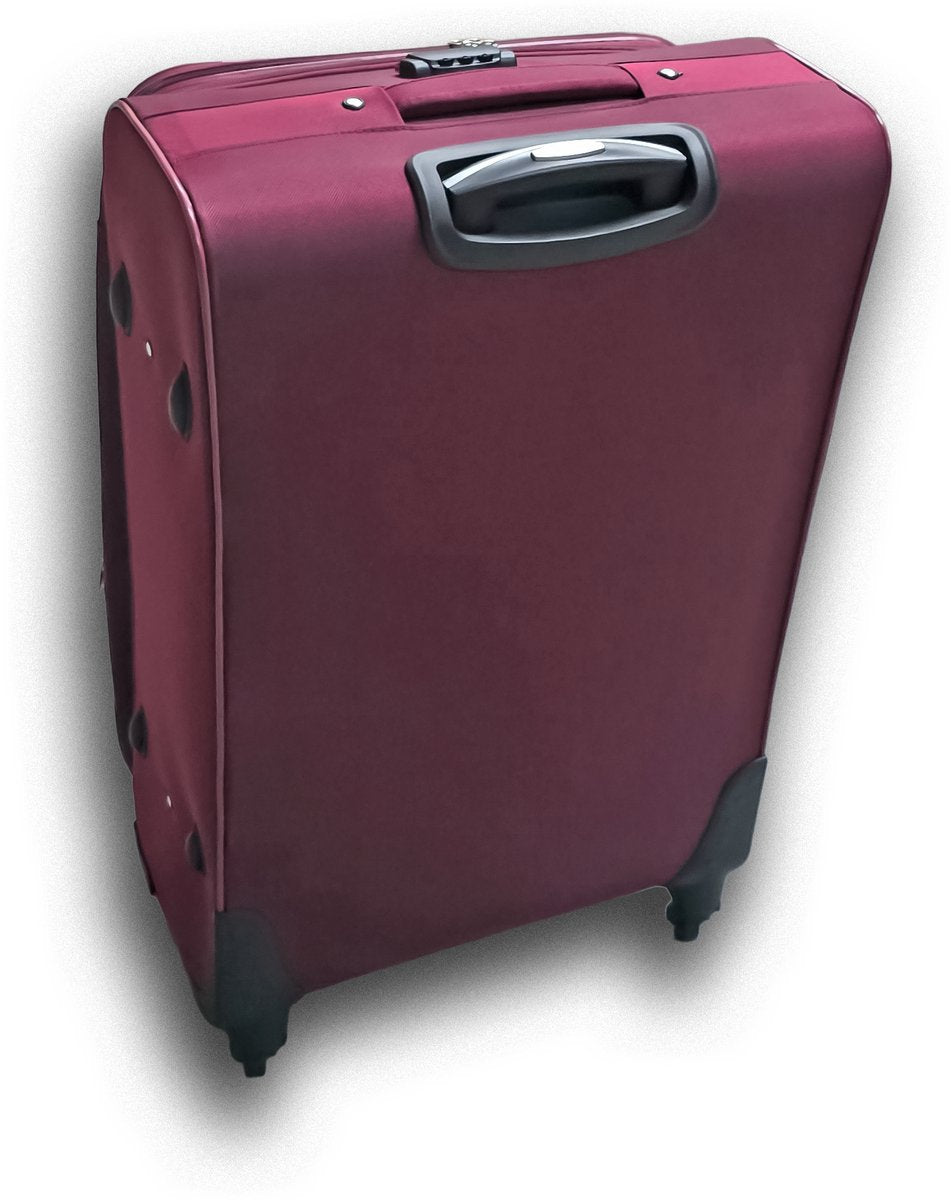 Tobeyz 3-Piece Luggage Set in Pink - Premium ABS Hardshell Collection with 4-Wheel Spinners, Lightweight Design for Complete Travel Solutions