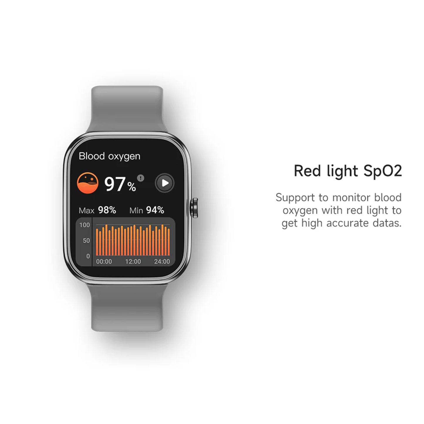 Electrox Smartwatch with Sports Functions - Fitness Tracker Voice Assistant T34F